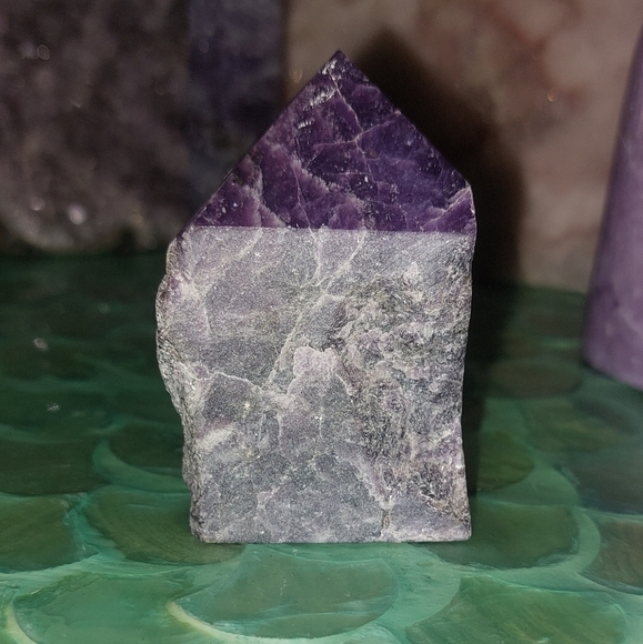 Lepidolite Polished Point - Picture 4 of 8